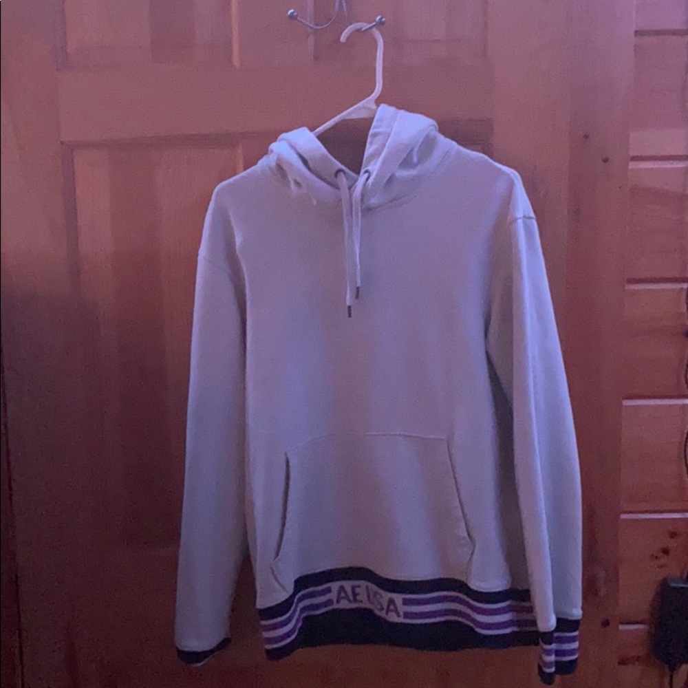 White American Eagle Hoodie